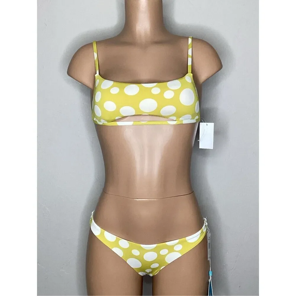 New. WET L.A. polka dot bikini. Large. Retails $166